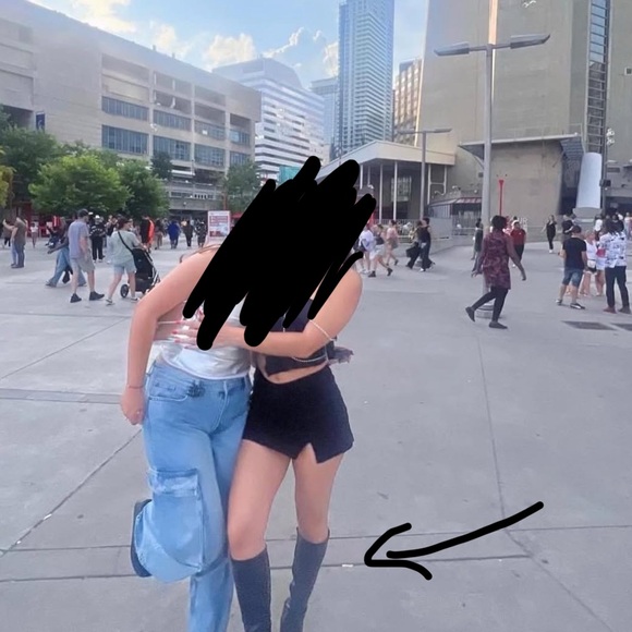 Black Platform Knee-High Boots - Picture 2 of 3